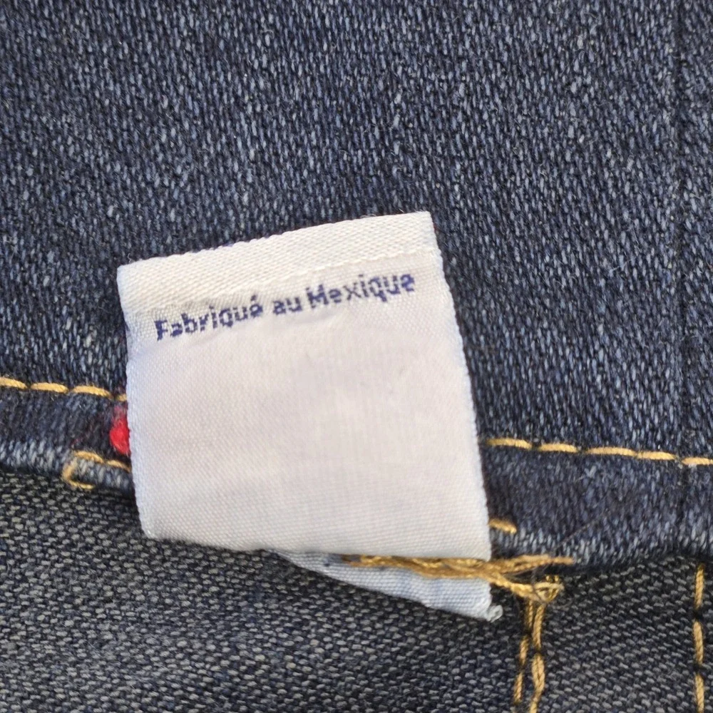 True Religion Mens Ricky‎ Relaxed Straight Leg Jeans Size 36 Flap Pocket Denim